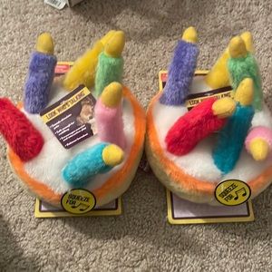 New Musical plush birthday cake toys- small pets (Set of 2)